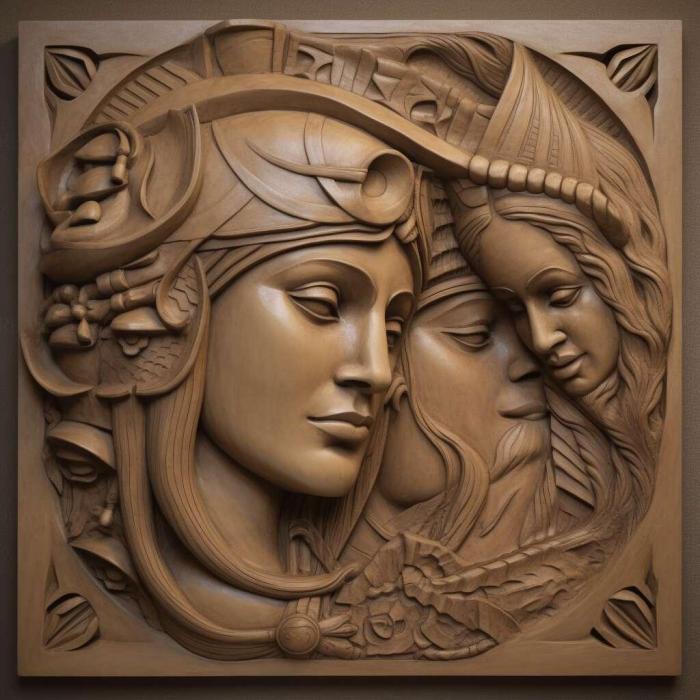 نموذج ثلاثي الأبعاد لآلة CNC 3D Art 